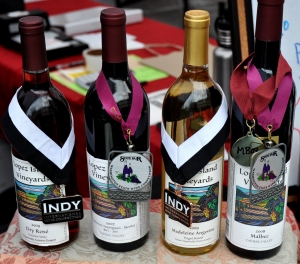 Award winning wines from Lopez Island Vineyards. Photo copyright by Zachary D. Lyons.