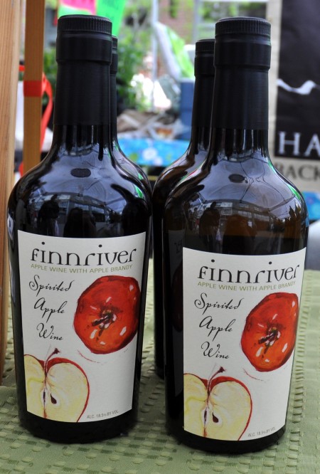 Spirited Apple Wine from Finnriver Cidery & Farm at Ballard Farmers Market. Copyright Zachary D. Lyons.