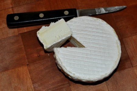 Experimental brie from Port Madison Farm. Photo copyright 2013 by Zachary D. Lyons.