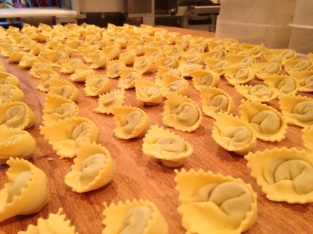 Beef-porcini cappelletti from Pasteria Lucchese. Photo courtesy Pasteria Lucchese.