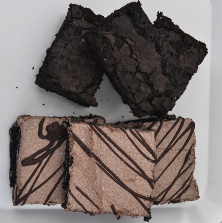 Heavenly Brownies from Nuflours Bakery.