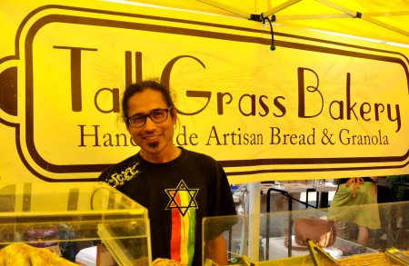 Farhad from Tall Grass Bakery at Ballard Farmers Market. Copyright Zachary D. Lyons.
