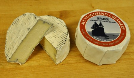 Seastack cheese from Mt Townsend Creamery at Ballard Farmers Market. Copyright Zachary D. Lyons.