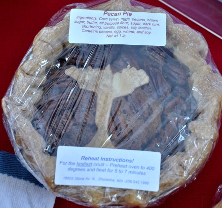 Chanukah pecan pie from Deborah's Homemade Pies at Ballard Farmers Market. Copyright Zachary D. Lyons.
